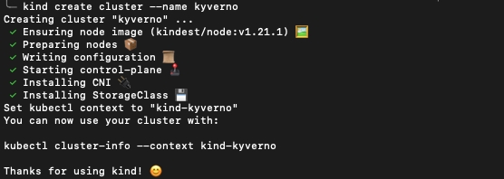Criando um cluster com o kind