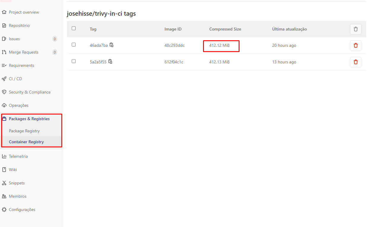 Vulnerabilidades em containers com Trivy e GitLab CI/CD - José Hisse